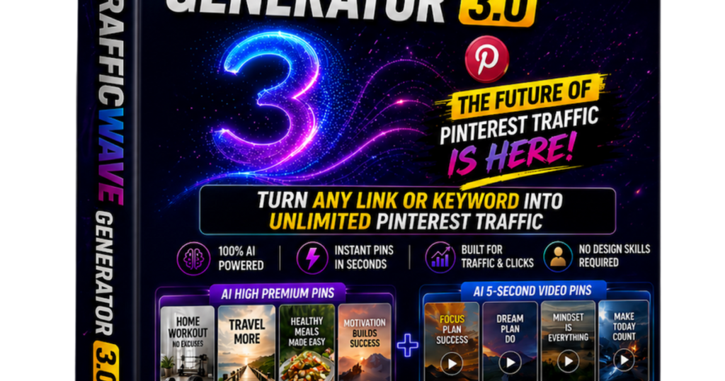 TrafficWave Generator 3.0 Review 2026 — AI Pinterest Traffic Tool