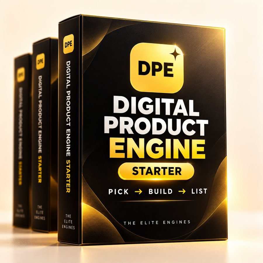 DPE Starter - Digital Product Engine official product box by Dave Espino and Anil Krishna